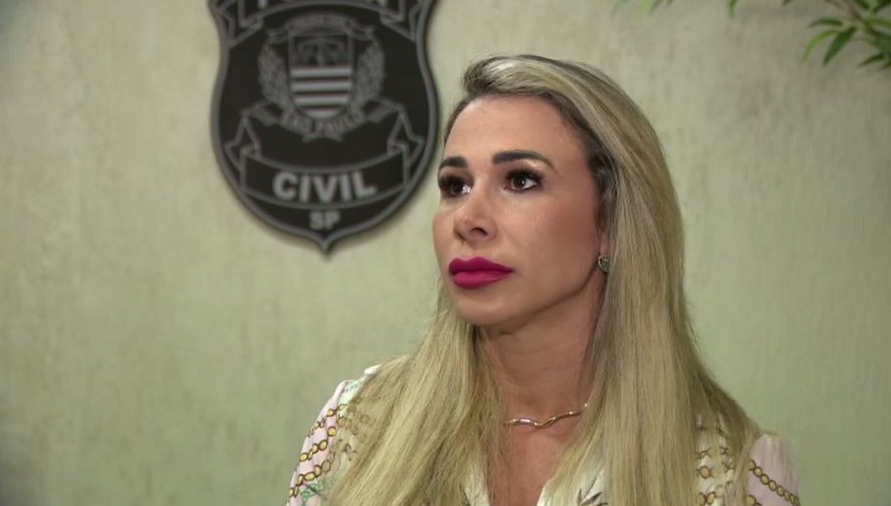 Delegada de Capivari, Maria Luísa Dalla, fala sobre investigações contra professor acusado de estupro — Foto: Reprodução/EPTV
