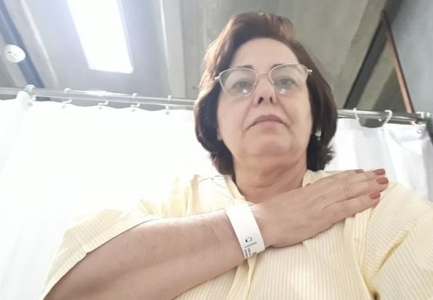 Sandra Santos no Hospital Rede Sarah em Brasília (Foto: Arquivo Pessoal)
