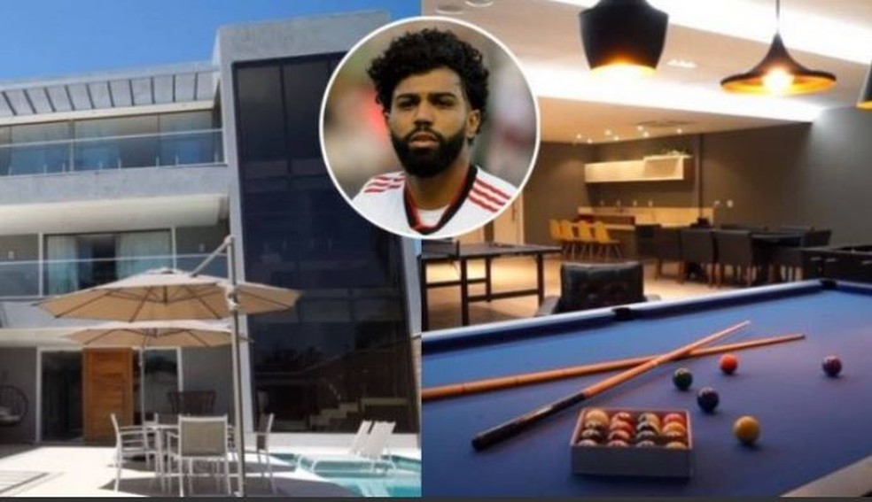 A mans&atilde;o de Gabigol na Barra  &mdash; Foto: reprodu&ccedil;&atilde;o/ youtube 