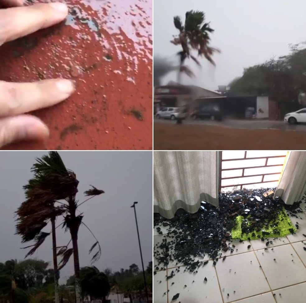 Vários bairros de Rio Branco foram atingidos pelo temporal — Foto: Arquivo pessoal