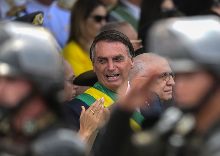 Bolsonaro, durante desfile de 7 de setembro