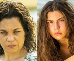 Isabel Teixeira como Maria Bruaca e Alanis Gullen como Juma, de 'Pantanal' | Divulgação