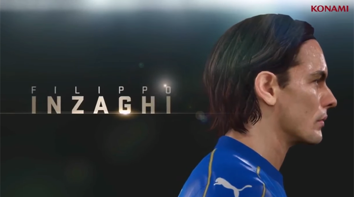 Inzaghi, já presente em PES 2016, é a novidade da semana em PES Club Manager (Foto: Divulgação/Konami)