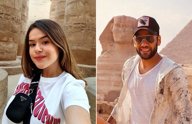 Maisa e Daniel Alves curtem temporada de férias no Egito (Foto: Reprodução/Instagram)
