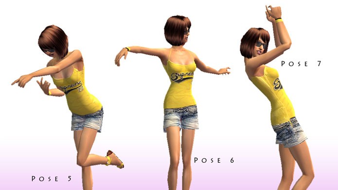 Tire boas fotos dos seus Sims com os mods de poses (Foto: Divulgação/Mods The Sims)