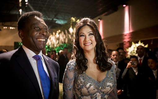 O casamento de Pelé e Márcia Aoki 