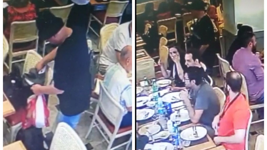 Ladrão furta bolsa de cliente em restaurante na praia do Flamengo; veja vídeo 