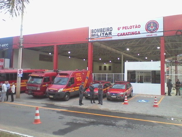 Sede do 6º Pelotão dos Bombeiros foi inaugurada nesta terça-feira, em Caratinga. (Foto: Divulgação/Bombeiros)