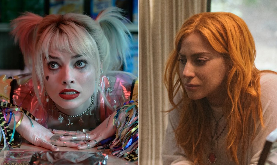 Margot Robbie em 'Aves de rapina' e Lady Gaga em 'Nasce uma estrela'