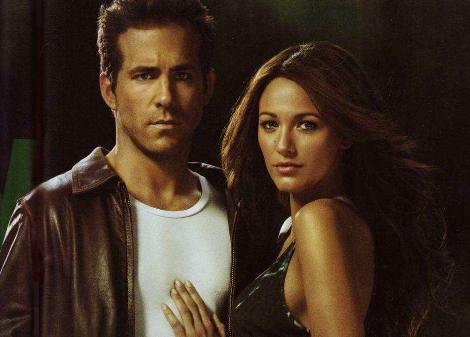 Um super-amor! Ryan Reynolds e Blake Lively formaram par em 'Lanterna Verde' (2011), começaram a namorar naquela época, se casaram no ano seguinte e estão unidos desde então. (Foto: Reprodução)