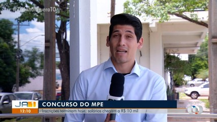 Inscrição para o concurso do MPE termina nesta sexta-feira (19)