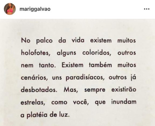 Mariana Galvão, filha de Eduardo Galvão, se manifesta após morte do pai (Foto: Reprodução/Instagram)