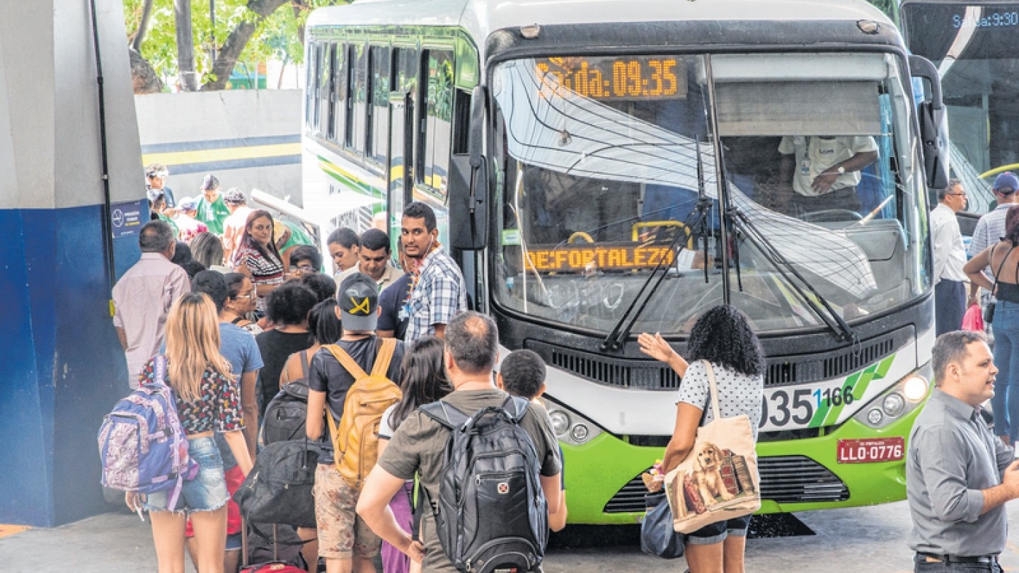 Rodoviária de Fortaleza vai ter 38 viagens extras no feriado da Data Magna