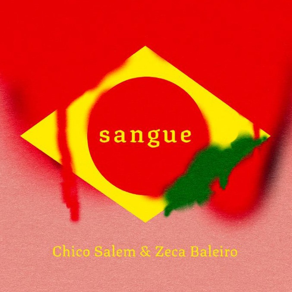 Capa do single 'Sangue', de Chico Salem com Zeca Baleiro — Foto: Divulgação