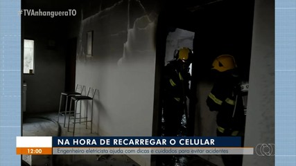 Engenheiro eletricista dá dicas para evitar acidentes com carregador de celular