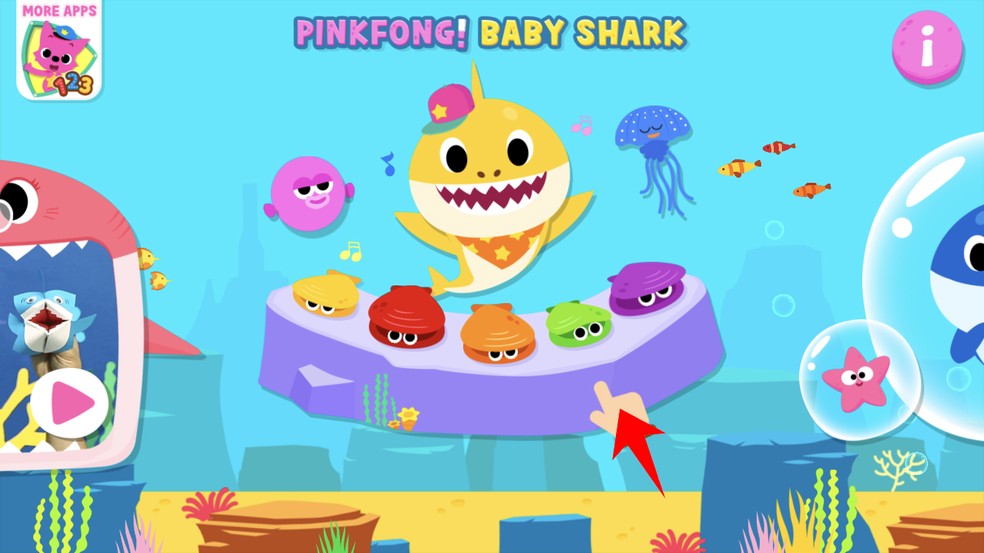 Baby Shark App Pinkfong Traz Videos E Jogos Do Tubarao Para Celular Educacao Techtudo