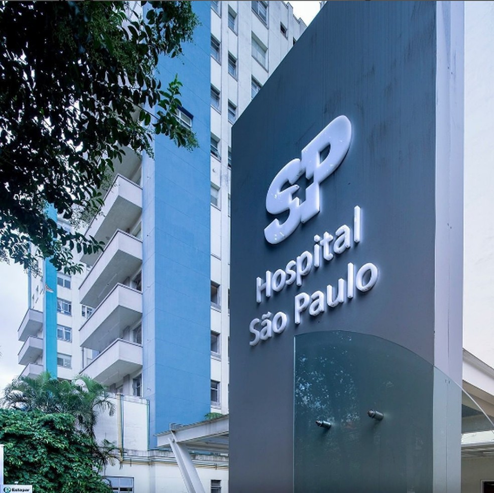 Fachada do Hospital São Paulo, na Zona Sul de SP — Foto: Reprodução