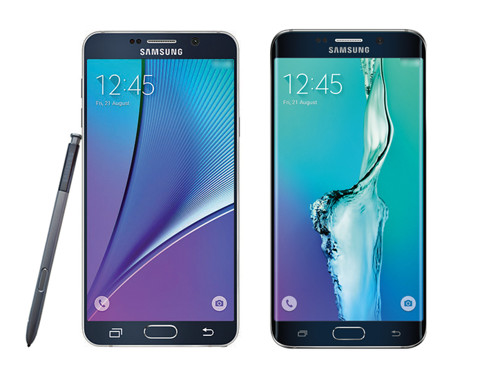 Vazam imagens do Galaxy Note 5 e Galaxy S6 Edge Plus nesta segunda-feira (03) (Foto: Reprodução/EvLeaks)
