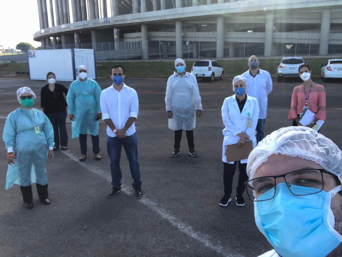 Após denúncias de falta de equipamentos, hospital de campanha do Mané Garrincha passa por vistoria