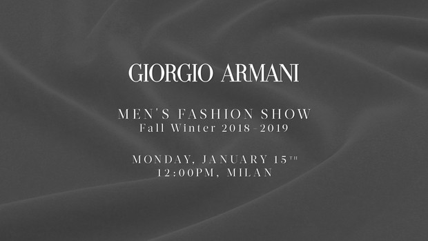 Giorgio Armani em Milão (Foto: Divulgação)