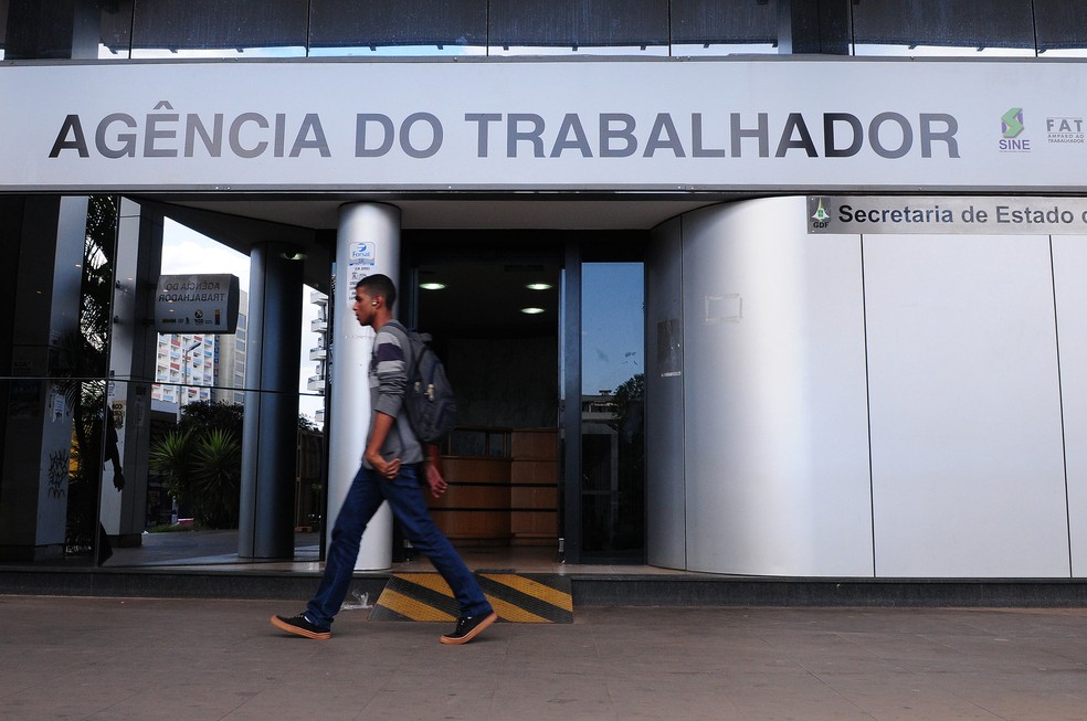 Agência do Trabalhador no Setor Comercial Sul, imagem em arquivo — Foto: Pedro Ventura/Agência Brasília