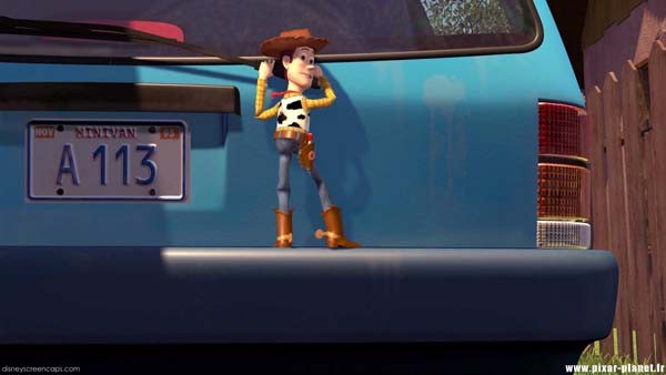A placa do carro da mãe do Andy em Toy Story (Foto: Reprodução)