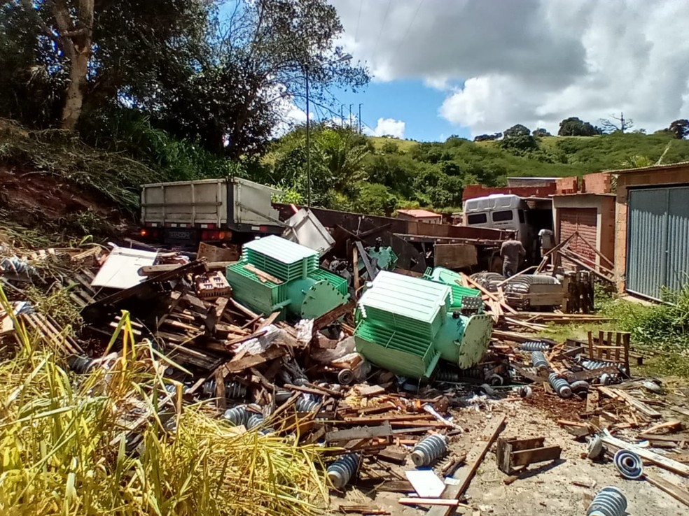 Caso ocorreu na manhã dest quinta — Foto: Drika Santos/Voz da Bahia