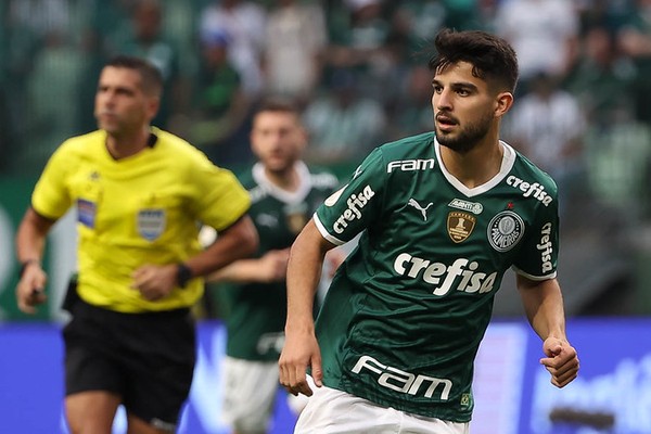 O argentino López terá mais uma oportunidade de começar jogando uma partida com a camisa do Verdão (Foto: Cesar Greco / Palmeiras)