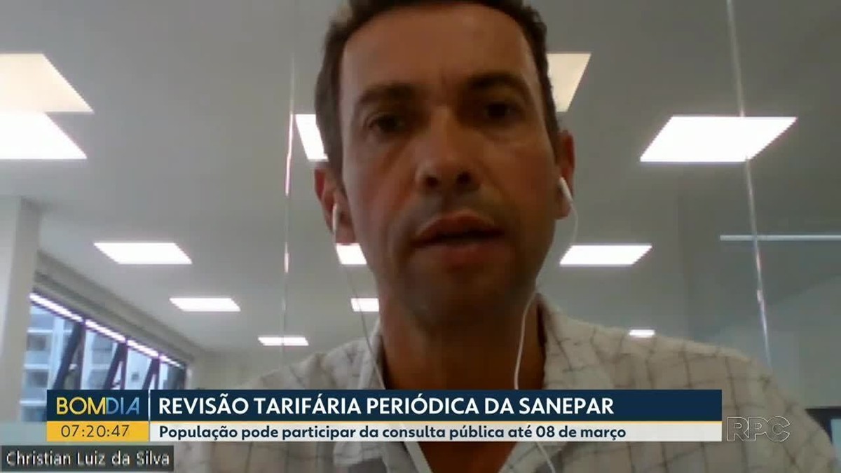 Agepar faz consulta sobre estrutura tarifária dos serviços da Sanepar; veja  como participar | Paraná | G1