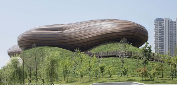 Museu em formato de feijão chama a atenção na China (Foto: Divulgação)
