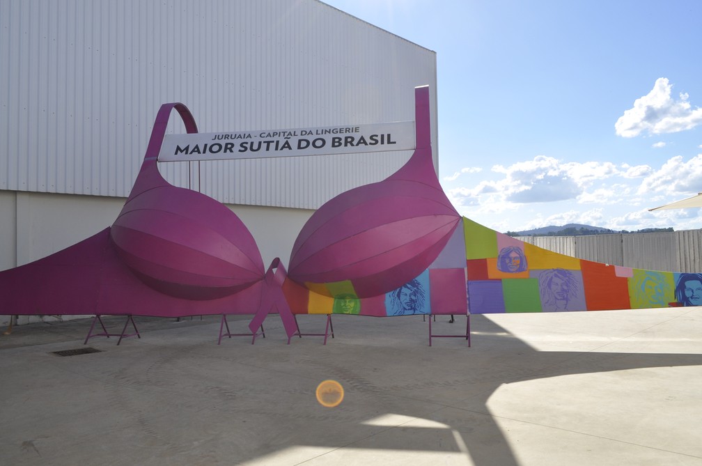 Maior suti do Brasil, de Juruaia, foi criado em 2015 (Foto: Gabriela Bandeira)