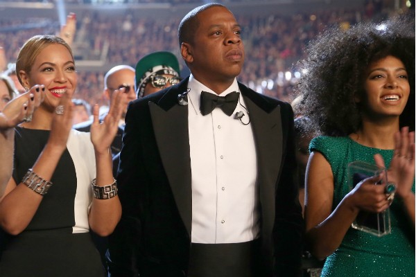 Beyoncé, Jay-Z e Solange Knowles (Foto: Getty Images)