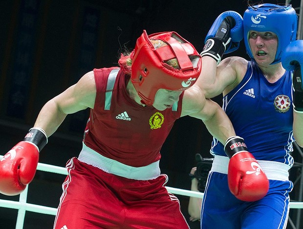 boxe elena vystropova  (Foto: Agência AFP)