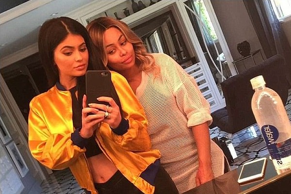 Kylie Jenner e Blac Chyna em uma rara foto feita durante o breve período em que foram amigas (Foto: Instagram)