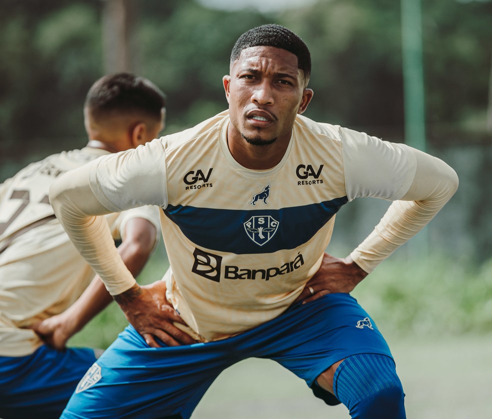 Mário Sérgio, atacante do Paysandu — Foto: John Wesley/Paysandu