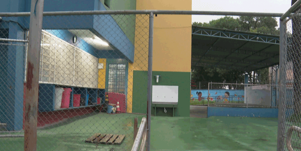EMEI do Parque Edu Chaves fica fechada após furtos e 300 alunos não puderam retornar às aulas — Foto: Reprodução
