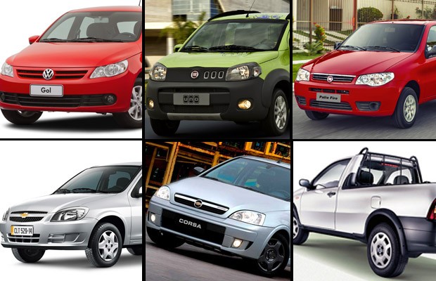 carros usados mais vendidos em junho 2014 (Foto: Divulgação)