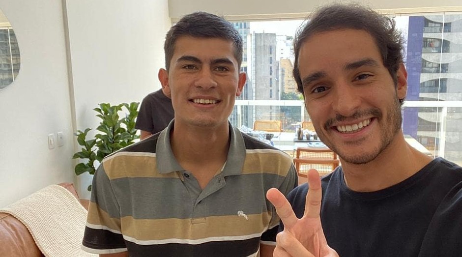 Matheus Pires e Raphael Avellar, dono da agência Avellar (Foto: Reprodução/Instagram)