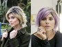 Julianne Trevisol pinta os cabelos de lilás para o Gshow