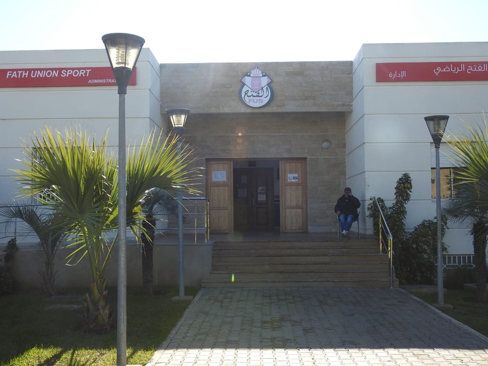 CT do FUS Rabat, onde Flamengo treinar&aacute; para o Mundial  &mdash; Foto: Fred Gomes/ge