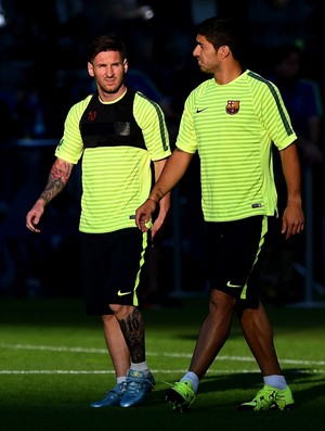 Suárez e Messi - Barcelona (Foto: Getty Images)