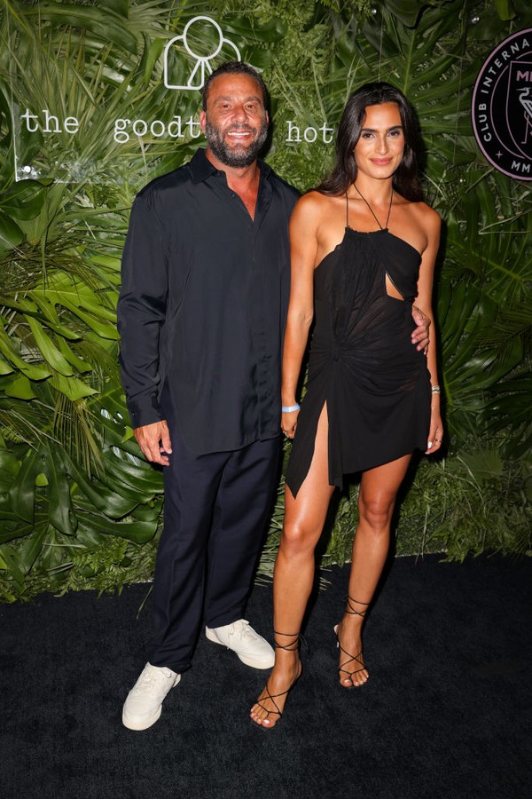 MIAMI BEACH, FLORIDA - APRIL 16: David Grutman and Isabela Grutman attend the Inter Miami CF Season Opening Party Hosted By David Grutman And Pharrell Williams at The Goodtime Hotel on April 16, 2021 in Miami Beach, Florida. (Photo by Alexander Tamargo/Ge (Foto: Getty Images)