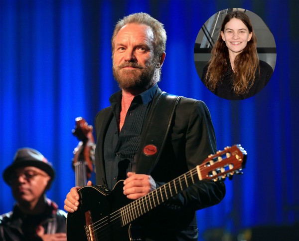 O cantor Sting e sua filha, Eliot Summer (Foto: Getty Images)