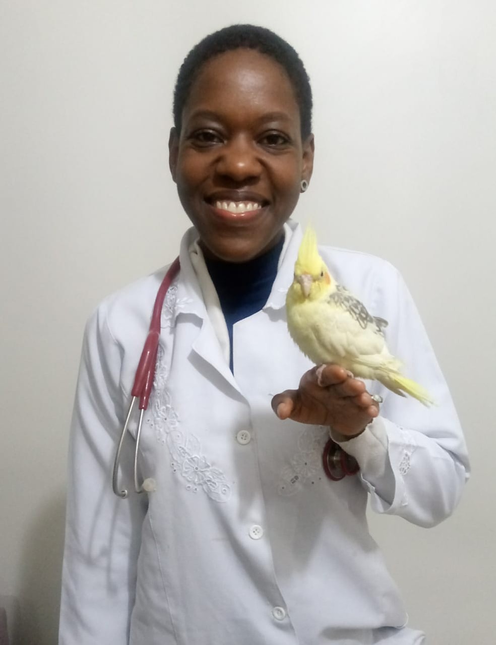 Talita Santos é veterinária especialista em animais exóticos (Botucatu) — Foto: Talita Santos/Arquivo pessoal