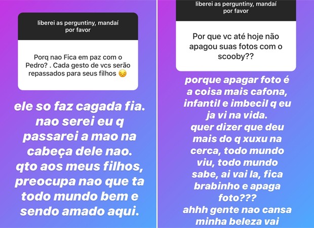 Luana Piovani conversa com fãs sobre relacionamento com Pedro Scooby (Foto: Reprodução / Instagram)