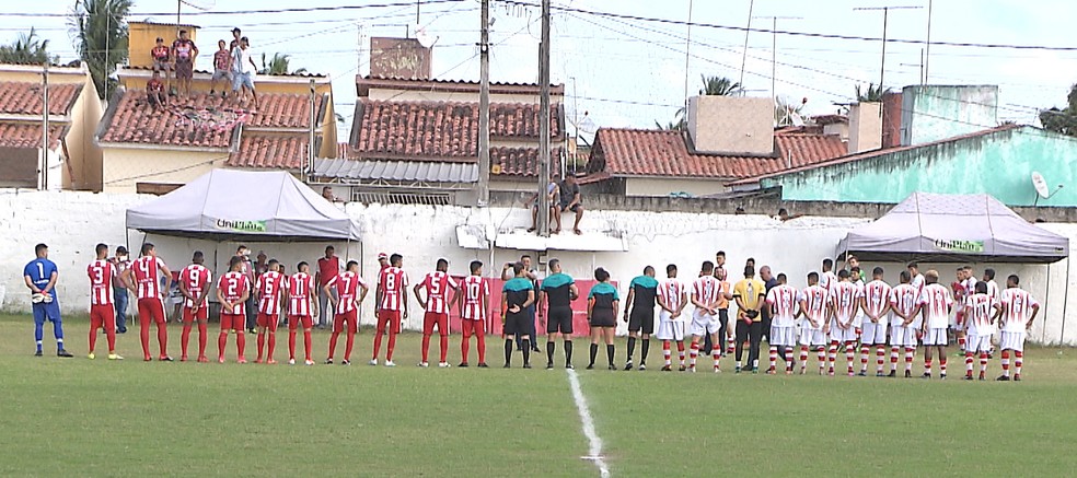 Confiança de Sapé e Auto Esporte se enfrentam pelo Paraibano da 2ª Divisão de 2019. Este ano, eles não tiveram a chance de brigar pelo acesso — Foto: Reprodução TV Cabo Branco
