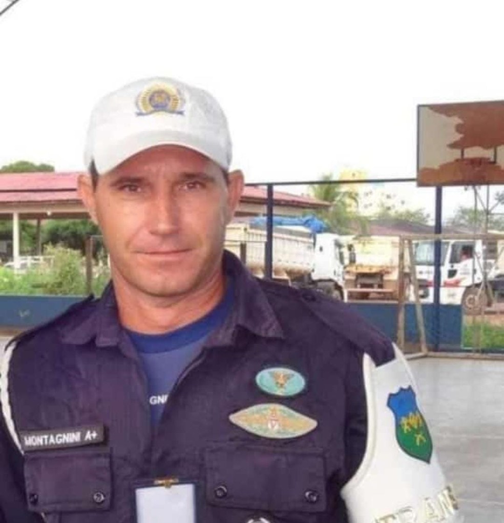 Subtenente Claudomiro Piveta Montagnini morto em troca de tiros com suspeito em Porto Velho. — Foto: Reprodução