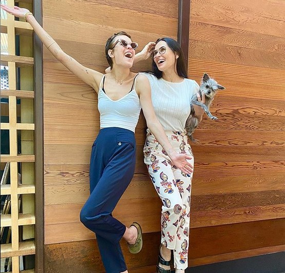 Tallulah Willis e Demi Moore (Foto: Instagram)