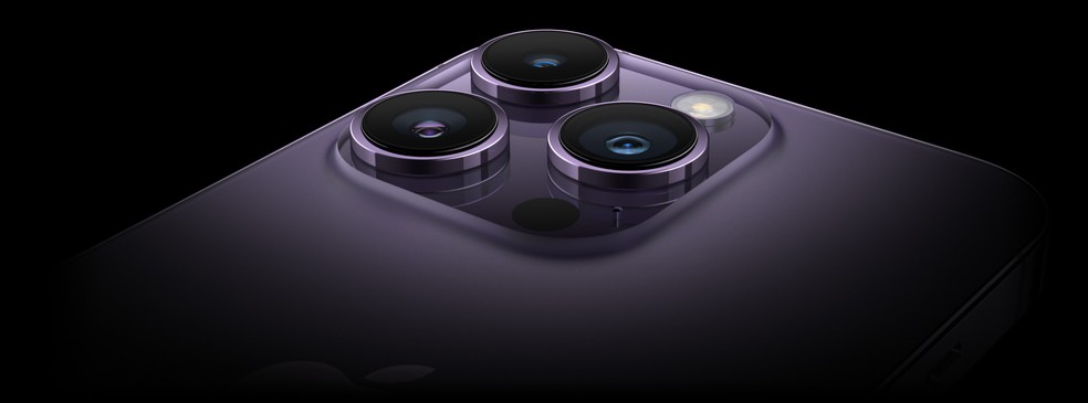 Arranjo fotográfico do iPhone 14 Pro é o mais avançado em um iPhone — Foto: Reprodução/Apple