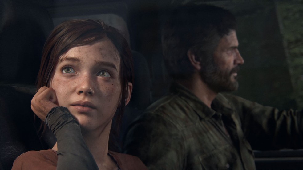 Ellie e Joel em no remake do jogo The Last of Us — Foto: Divulgação/Sony